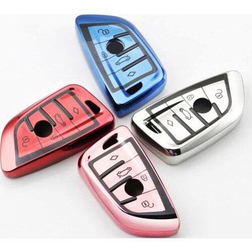For Bmw x5 E53 X3 E83 G30 E90 E39 E46 F30 F10 F20 E34 E38 Z3 Key Ring Shell Key Case New TPU Coloful Car Styling Key Cover Case