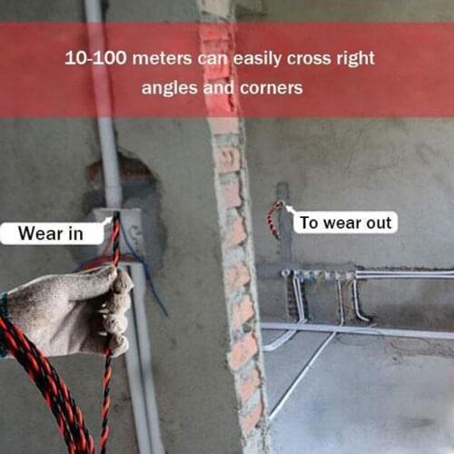 Electrician Wire Threader Fish Tape Wire Puller Stringer 3-Strand Threader Construction Tool SUB Sale