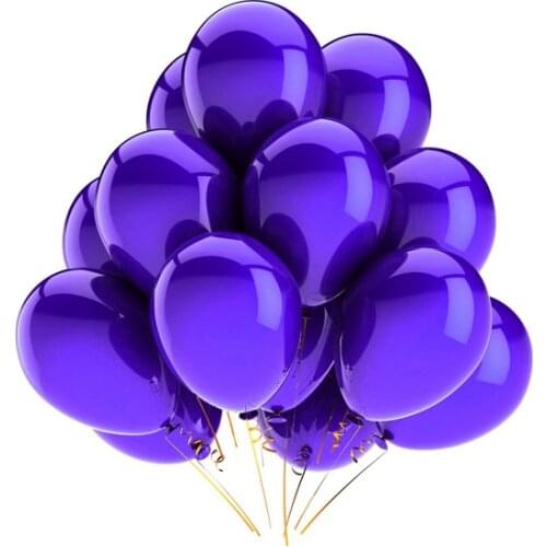 Elitparti Metallic Purple Balloon (5 Pcs) party material