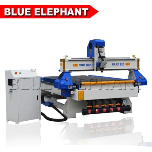 Blue Elephant 3 Axis Manual Tool Change Wood CNC Milling Machine