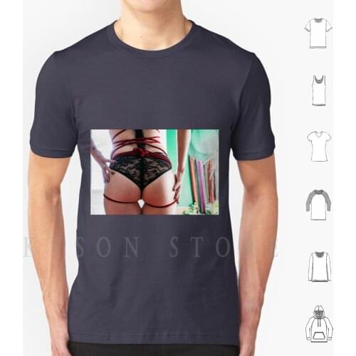 Booty Booty Booty Booty T Shirt Print For Men Cotton New Cool Tee Lingerie Butt Booty Rope Play Shibari Lace Alternative Model