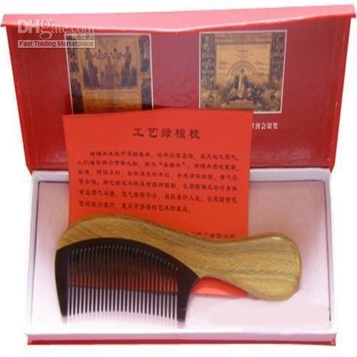 Hot sale!Guaranteed 100% horn+green sandal wood type A high grade gift-158