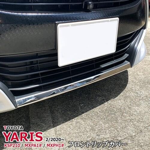 Exquisite Auto Bumper Lip Protector Trim for TOYOTA YARIS KSP210 / MXPA1 / MXPH1 SUS304 Car Exterior Trim