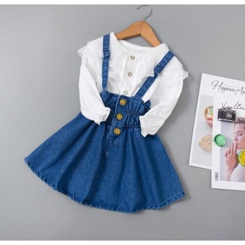 Ins Easter Dress 2021 Summer New Short-sleeve Floral Lapel Baby Girl Dress For Girls Dress Infant Baby Clothing 2 3 4 5 6 Years