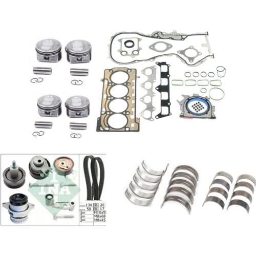 1.4TSI Engine Cylinder Head Gasket Valve & Piston Ring Set For VW Golf Jetta Tiguan Audi A1 03C129717C 03C103383AH
