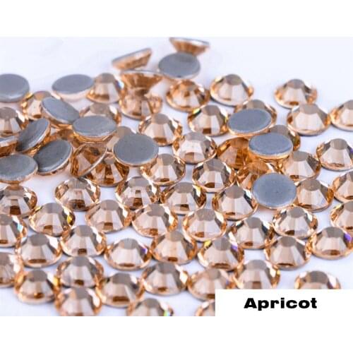 SINUAN Flatback Rhinestones Hot-Fix Rhinestones Art Nail Round Diy Crystal Accessories For Nail Stones And Crystals For Crafts