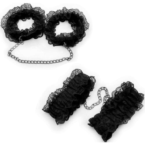 Lace Handcuff Anklecuffs Erotic Toys Bdsm Bondage Femdom Slave Restraints Fetish Sex Toys For Couples Sexy Lingerie Accessories