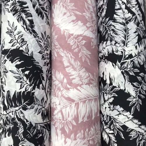 Leopard Stretchy Chiffon Fabric Clothing material DIY sewing textile Summer dress material