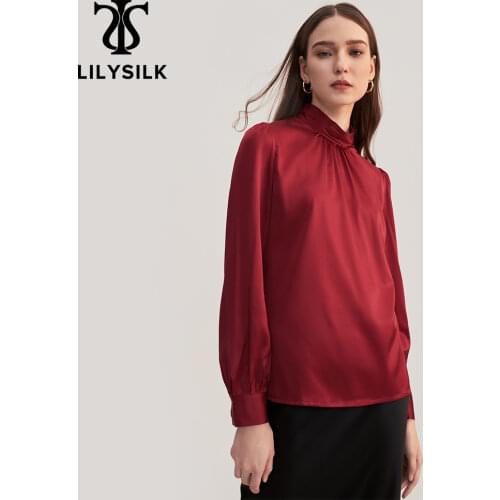 Женские офисные рубашки LILYSILK China At AliExpress