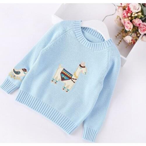 2019 New Girl Sweaters 2-10 Years Children Clothing Kid Sweaters