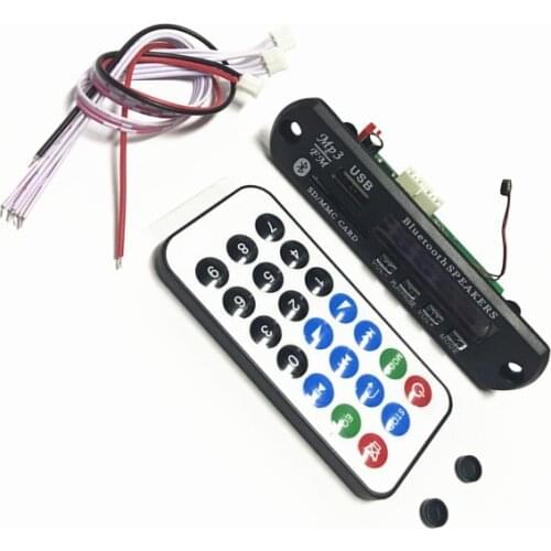 New Bluetooth MP3 Decoding Board Module Call Function/Micro USB w/ SD Card Slot / USB / FM / Remote Decoder Board Module