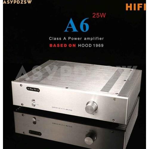 HIFI A6 Single-ended Class A power amplifier Base on JLH HOOD 1969 Circuit 25Wx2