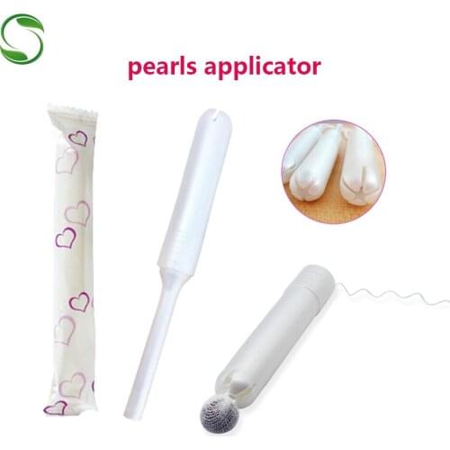 Yoni pearl applicator medical kit easily inserts vaginal applicator cotton swab applicator tampon booster applicator