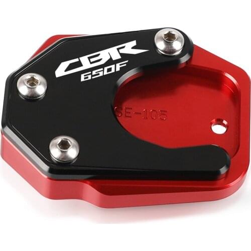 Motorcycle Kickstand Enlarge Foot shelf Side Stand Enlarger Plate For HONDA CBR650F CB650F CB CBR 650F 2014 2015 2016 2017 2018