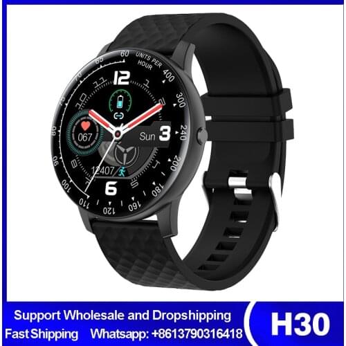 Smart Watch H30 DIY Watch face Men Women Full Touch Fitness Tracker Heart Rate Blood Pressure Clock Smartwatch for Android IOS