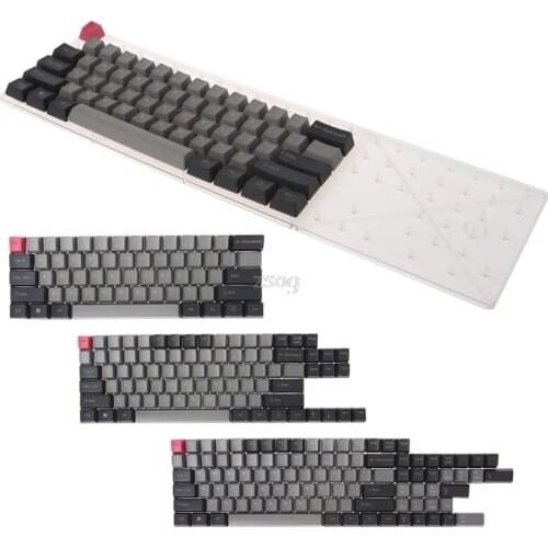 Mixed Dolch Thick PBT 104/87/61 Keycaps OEM Profile Key Caps Black Gray Au13 19 Droship