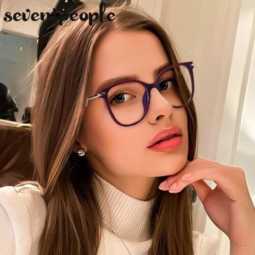 TR90 Round Anti Blue Light Glasses For Women And Men Computer Game Anti Radiation Optical Eyewear Female Unique Spring Temples