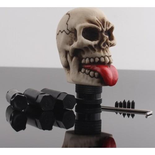 Universal Custom Eyeless Skull Car Manual Stick Gear Shift Knob For Sedan Coupe Suv Crossover Wagon Hatchback Truck