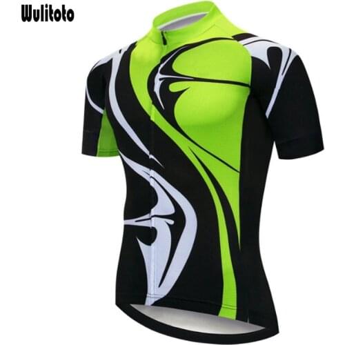 WULITOTO The New Short Sleeve MTB Breathable Top Cycling clothing Jersey For Men bike jersey