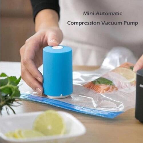 Snack Tool Bags Mini Automatic Compression Vacuum Pump Fresh Without Strip Food Rod Kitchen Sealer Clamp
