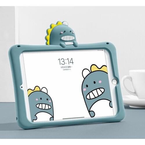 Dinosaur Bracket Protective Cover for Apple Ipad Pro 11Inch Silicon Drop Resistance Cases for Ipad Air 3rd Generation Case