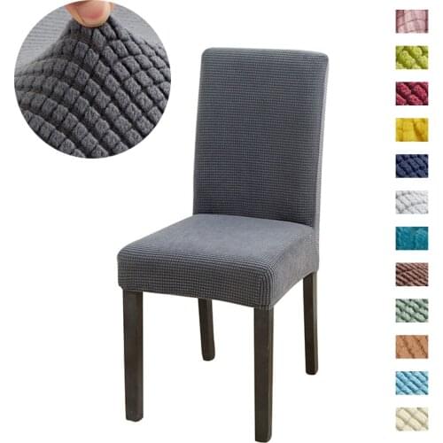 Jacquard Jacquard Chair Covers Extra Large XL Dining Chair Cover Stretch Long Back Chair Slipcover Case for Chairs Kitchen Banqu