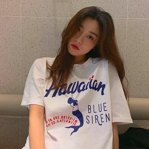 Print T Shirt Womens Short Sleeve Hot Vintage T-shirt