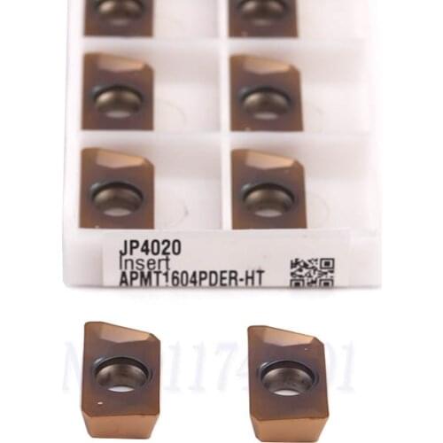 10pcs APMT1135PDER-HT JP4020 APMT1604PDER-HT JP4020 Milling Inserts CNC Lathe Turning Tools Carbide Blades, Milling Turning Tool