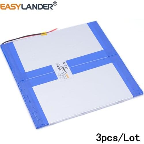 3pcs /Lot 36140140 5000 mAh 7.4V U9GT2 U19GT Vido N90 Newman A19 A1 dual engine Chi V9 Battery DIY Tablets Batteries MID PDAs