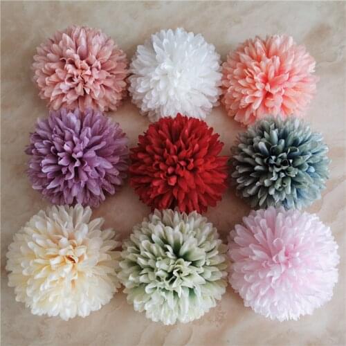 50pcs 11Colors Silk Artificial Carnation Flower Head Wedding Home Decoration DIY Wreath Gift Box Scrapbooking Craft Fake Flower