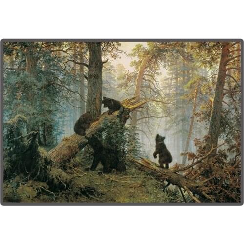 Russia Famous Painter Shishkin "Morning in a Pine Forest" 5D DIY Diamond Painting Full Square and Round Diamond Embroidery Sale