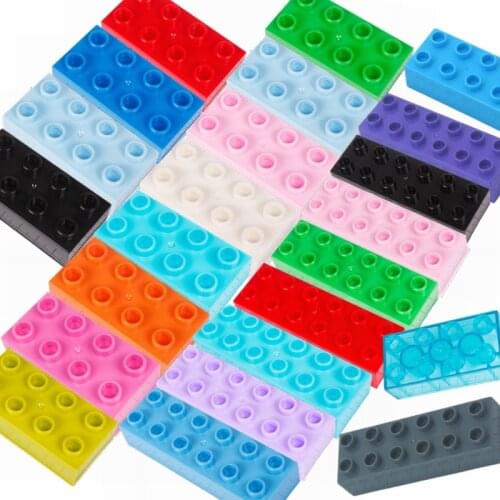 Big Size Building Blocks 8-12 Dots Big Blocks Long brick Colorful Baby Educational Toy Compatible Locking Toys For Children