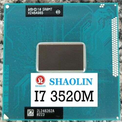 I7-3520M i7 3520M SR0MT 2.9 GHz Dual-Core Quad-Thread CPU Processor Original SHAOLIN Official Version original Free Shipping