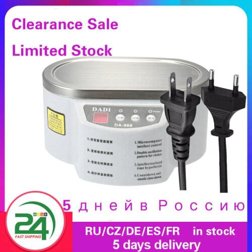 600ml Digital Ultrasonic Cleaner Ultrasonic Bath Jewelry Glasses Circuit Board Cleaning Machine Ultrasound Sterilizing Machine