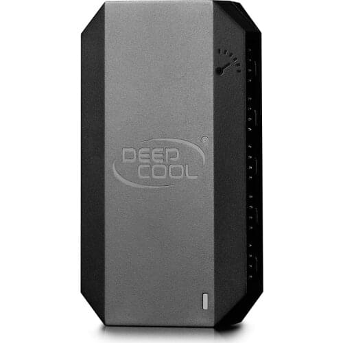 DEEPCOOL FH-10 chassis fan hub supports 10 4PIN fans/SATA power supply Intelligent temperature control HUB/PWM