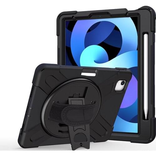 Kids Safe Shockproof Heavy Stand Case For iPad Air 4 10.9 inch 2020 Tablet Protective Cover Shoulder Strap For iPad Air4 10.9