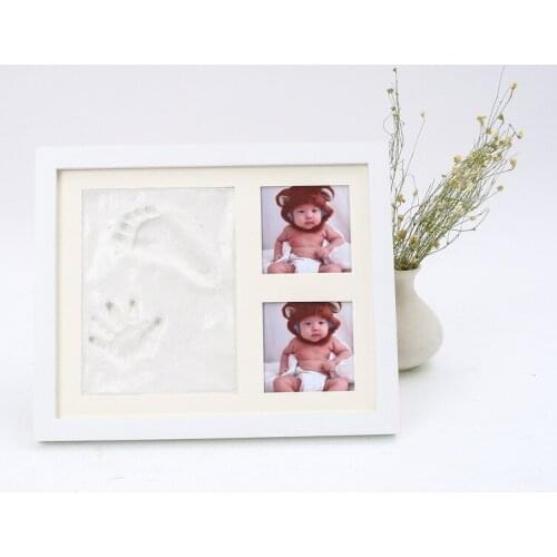 Baby Handprint Mud Set Hand and Footprint Baby Hundred Days Memorial Baby Birth Gift Newborn Footprint