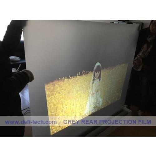 DfLabs gray rear projection film/foil/ for display, shopping mall, 4m*1.524m Good quality