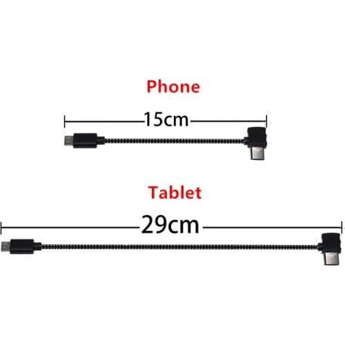 Spark Remote Control Data Cable Line For DJI Spark Wire Connet Mobile Phone Tablet Transmission Android Micr USB /Type-c Drones