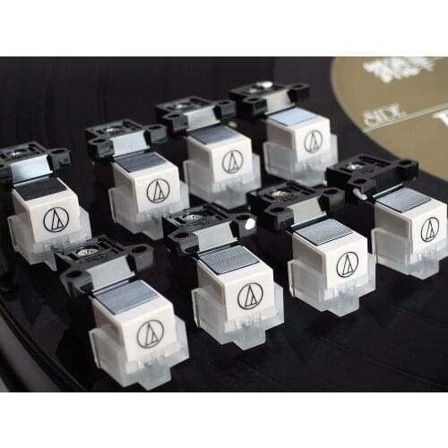 8pcs Moving Magnet Cartridge For audio-technica LP Phono Turntable Phonograph Stylus