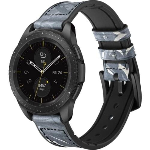 20mm 22mm leather strap 46mm 42mm active 2 strap for Samsung Galaxy watch Huawei watch GT 2e strap amazfit GTR 40mm 44mm