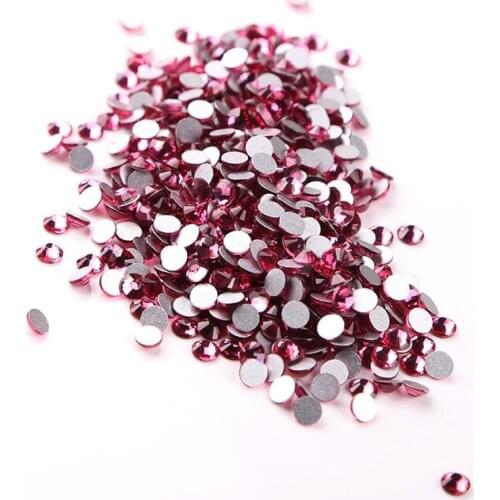 Rhinestone Applique Strass Fuchsia Color Rhinestones SS20 1440pcs/Lot Nail Art Garment Shoes Accessories