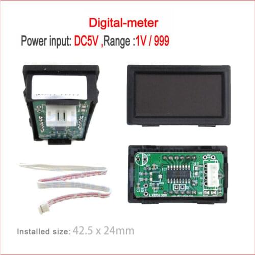 Small current meter DC5V -1v/999 for inverter welders Digital led display meter