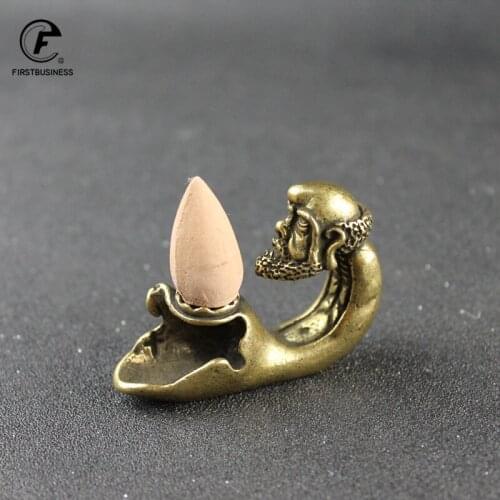 Copper Dharma Incense Or Burner buddha Home Decor Mini Incense Censer Backflow Incense Burner Use In The Home Office Teahouse