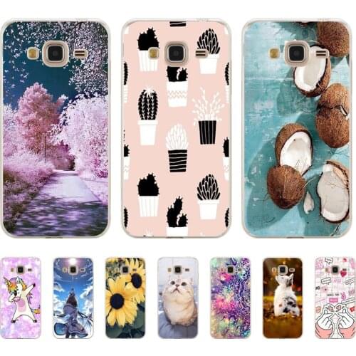 Soft Case For Silicone Back Cover For Cute Phone Cases Cover Bumper for Samsung Galaxy j1 j3 j5 2016 2017 j6 Plus 2018 case
