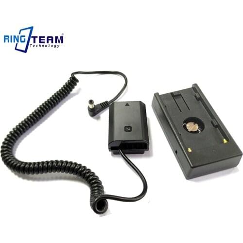 NP-F970 F750 Battery Holder Mount Plate with FZ100 Fully Decoded DC Coupler for Sony Alpha A9 A7RM3 A7RIII A7M3 ILCE-9 Digital