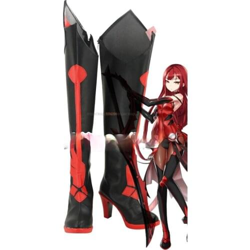 ELSWORD Elesis Seighart Anime Characters Shoe Cosplay Shoes Boots Party Costume Prop