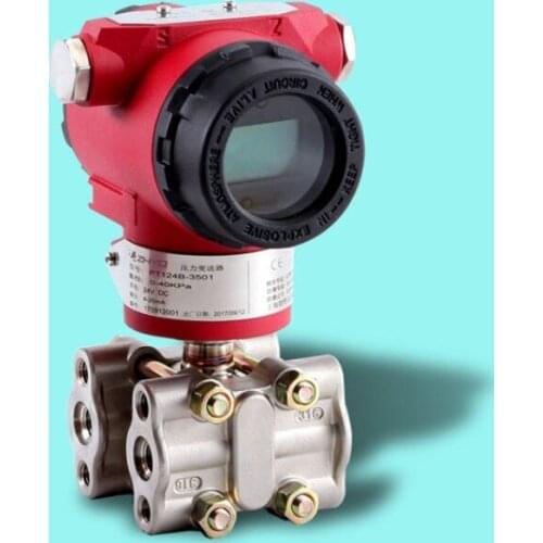OEM single crystal silicon differential pressure transmitter customization_flue gas differential pressure transmitter_double fla