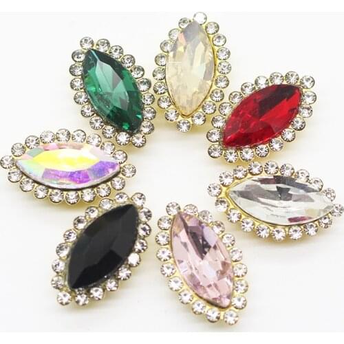 Limited edition! Extremely shining crystal diamond hand-sewn diamond wedding dress decoration shoe accessories