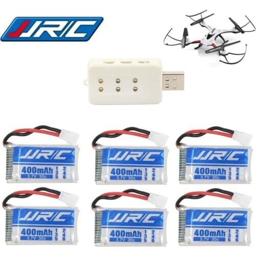 Original 3.7V 400mah 30C Rechargeable Battery for JJRC H31 RC Spare Parts 3.7V Lipo battery and USB charger For JJRC H31